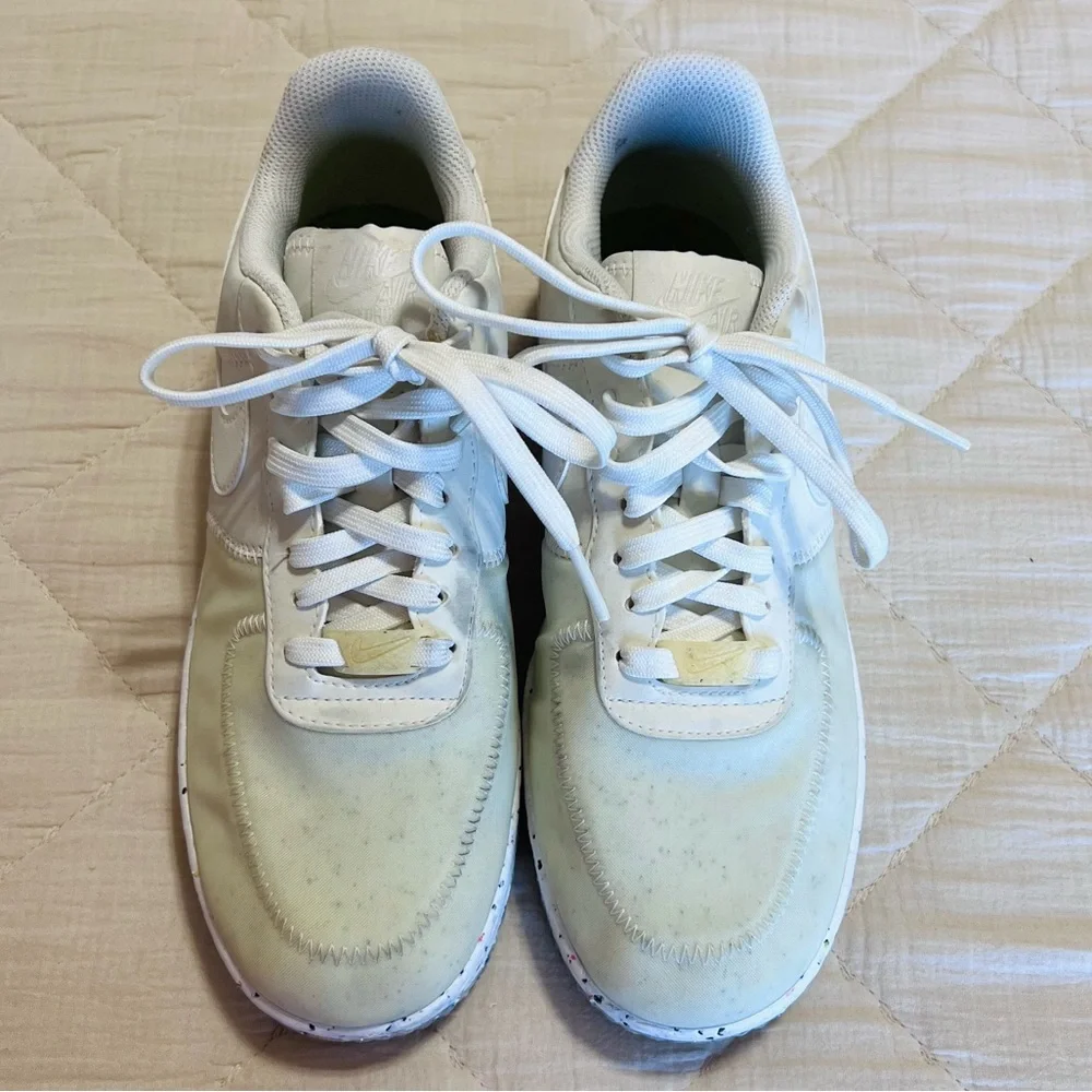 Nike Air Force 1 Crater Shoes Men's Sneakers Summit White - Picture 8 of 8